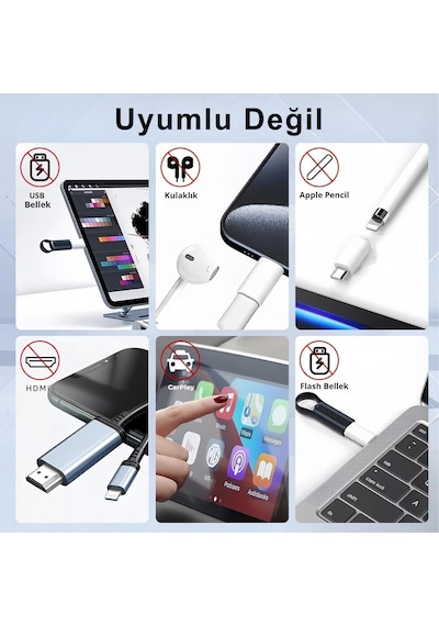 Alfais 6004 Type-c To Lightning Şarj Data Çevirici Dönüştürücü Adaptör