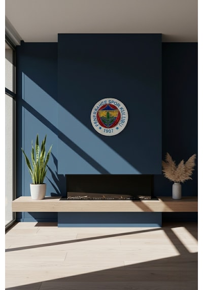 El Yapımı Sarı Lacivert Filografi Tablo Duvar Dekoru 1