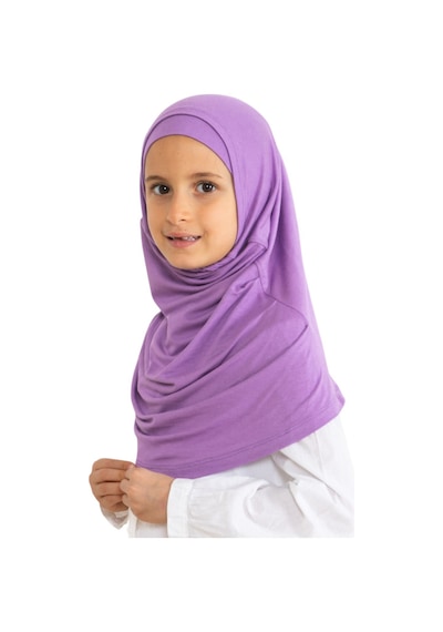 Modish Group Çocuk Hazır Giyim Başörtüsü Şal Turban Viskon - Lila Lila