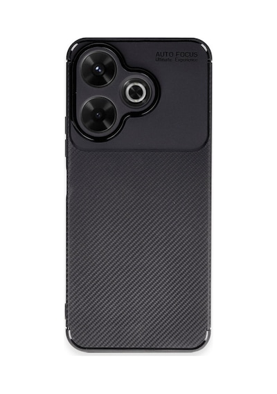 13 4g Kılıf Auto Focus Karbon Kapak - Siyah