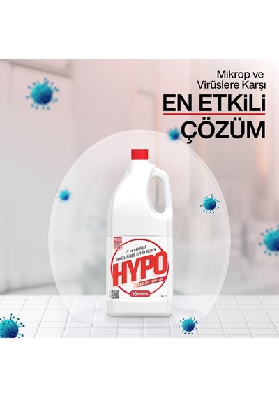 Hyper Hypo Hypo Çamaşır Suyu 4000 Ml - 4`Lü Paket