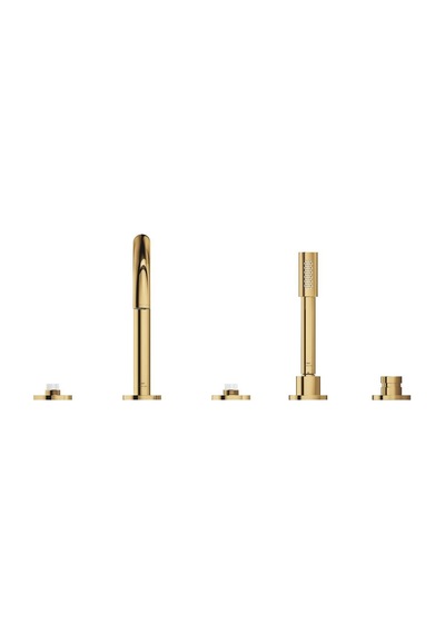 Grohe Atrio Private Collection 25224GL0 5 Delikli Küvet Bataryası Altın
