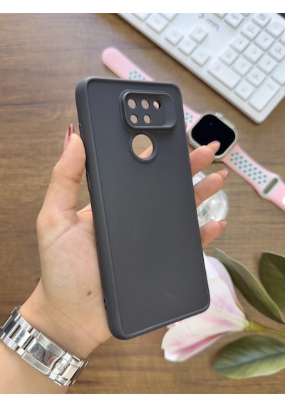 Redmi Note 9 Uyumlu Kamera Korumalı Darbeye Dayanıklı Renk Atmayan Keep Silikon Kılıf Siyah