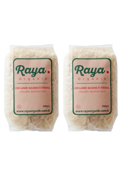 Organik Basmati Pirinç 2 Li Set 2 X 500 Gr Toplam 1 Kg 500 G