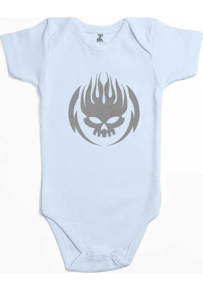 Zepplin Giyim The Offspring Grup Logo Pembe Bebek Body Zıbın