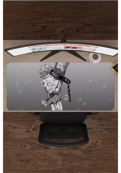 Vinland Saga Anime V5 - 90x40 Xxl Gaming Kauçuk Kaymaz Taban Mouse Pad Fare Altlığı