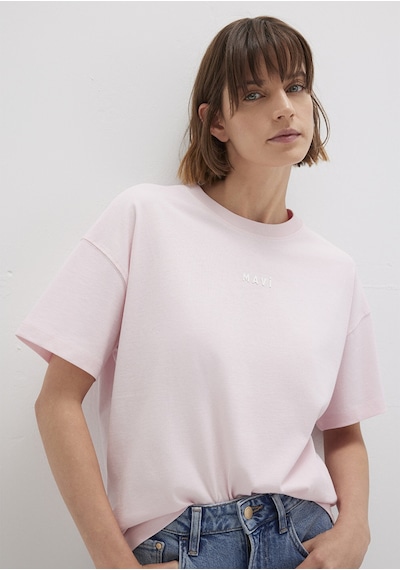 Mavi - Mavi Baskılı Pembe Tişört 1612518-89200 Pembe