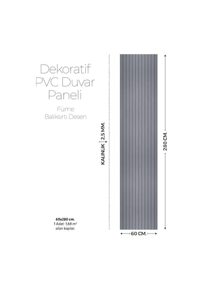 60x280 Duvar Paneli Lambiri Desen ,salon,duvar,tv Ünitesi-açık Gri,siyah Mt236