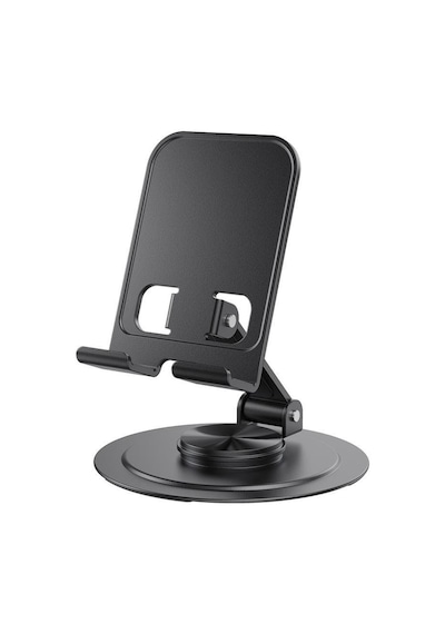 C151 360 Dönebilen Metal Telefon Tutucu - Profesyonel Masaüstü Telefon Standı