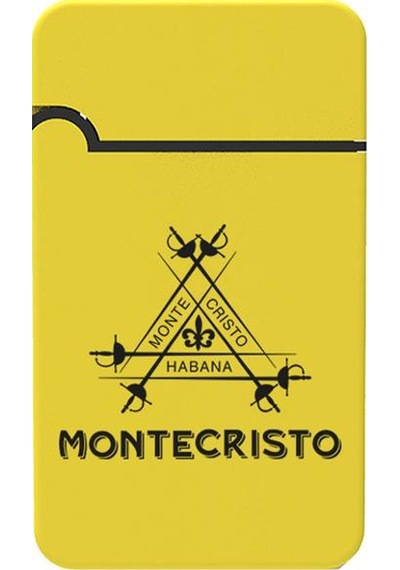 Montecristo Plastik Jet Alev Delicili Puro Çakmağı Sarı