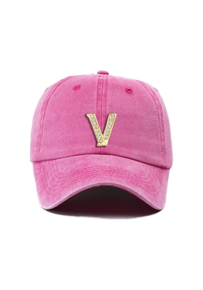 Twingold İsme Özel Yıkamalı Kep Şapka - Ab01010 - Pembe Pembe