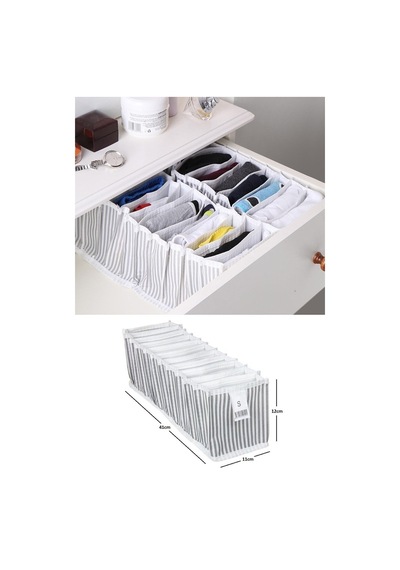 Akordiyon Organizer S Plastik Gri Diğer