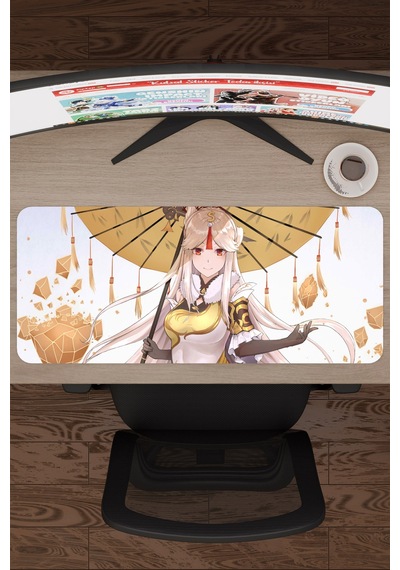 Ningguang Genshin Impact Anime Oyuncu V3 - 70x30 Xl Gaming Mouse Pad Fare Altlığı
