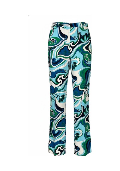 Xint Mavi Doğal Dökümlü Oversize Pantolon 201333