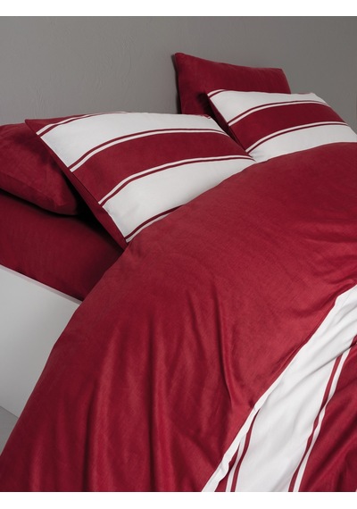 Cozy Home Festive Çift Kişilik Lastikli Çarşaflı Nevresim Takımı Jolly Kırmızı Kırmızı