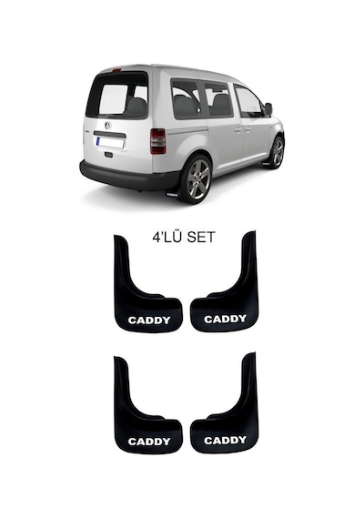 Volkswagen Caddy 2010-2015 4lü Paçalık Çamurluk Tozluk VW1UX026