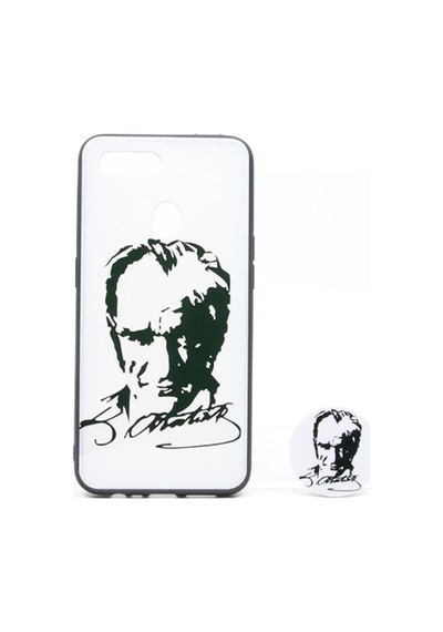 Nettech Oppo A5s Uyumlu Desenli Popsocket Seri Arka Koruma Kılıf
