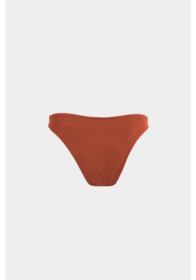 Açelyaokcu Premium Luna Slim Fit Kadın Bikini Altı Kiremit