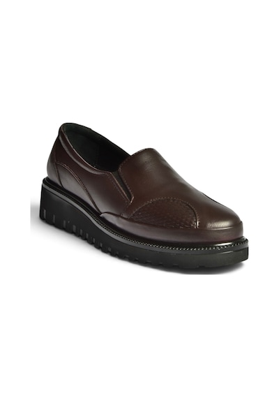 Fox Shoes Z555251203 Kahverengi Hakiki Deri Günlük Kadın Ayakkabı