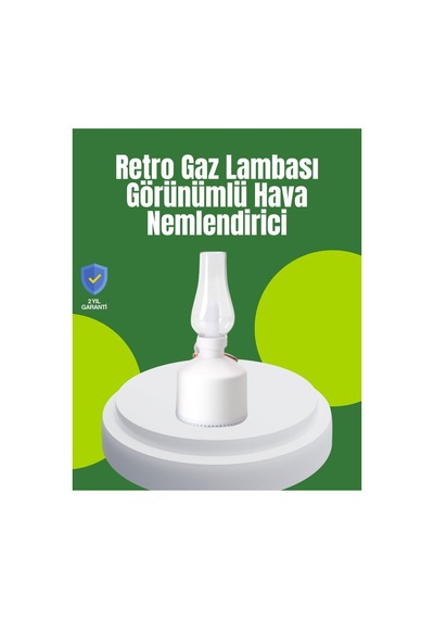 Usb Şarjlı Retro Gaz Lambası Hava Nemlendirici Led Atmosfer Işıklı - Hs08379757-5005 Renkli