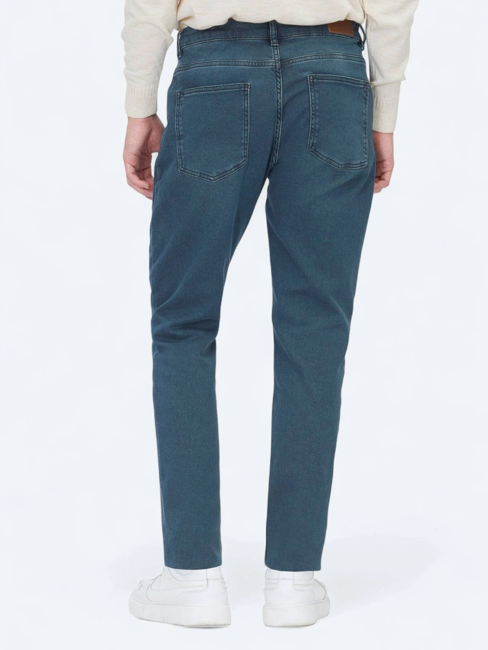 Kip Petrol Slim Fit Denim Pamuk Karışımlı Pantolon PETROL
