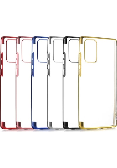 Galaxy Note 20 Ultra Kılıf Zore Dört Köşeli Lazer Silikon Kılıf