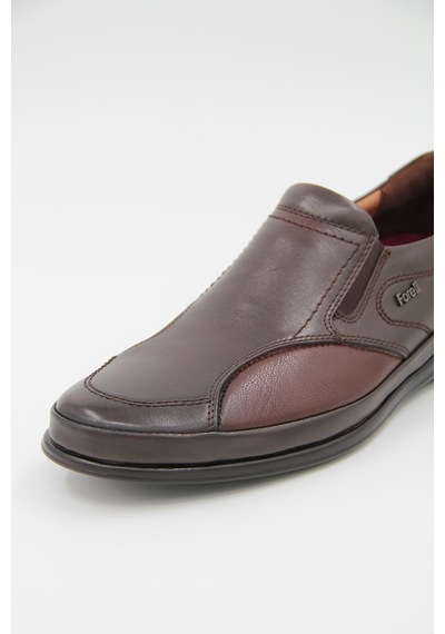 Forelli 10637 Erkek Comfort Ayakabı - Kahverengi-kahverengi Kahverengi