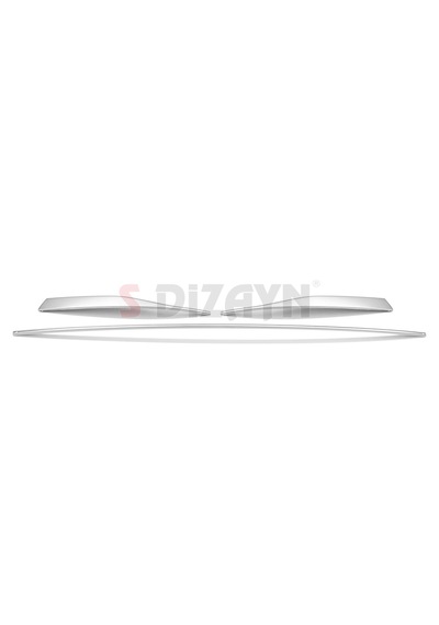 S-Dizayn VW Golf 8 HB Krom Ön Tampon Alt Çıtası 3 Parça 2020 Üzeri