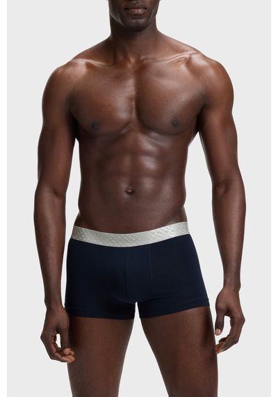 Boss Erkek Boxer 50546808 970 Siyah-lacivert-yeşil Siyah-lacivert-yeşil