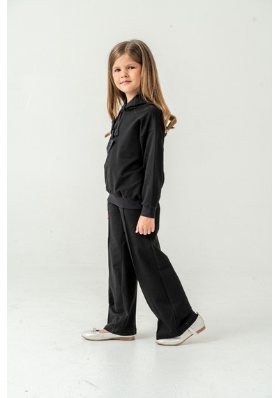 Xo Kids Kız Çocuk Alt Üst Takım 7-10 Yaş 52015 Siyah