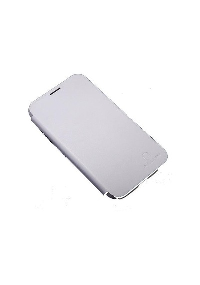 Nillkin N7100 Galaxy Note 2 İle Uyumlu Yana Açılan Kapaklı Kılıf Beyaz Renk