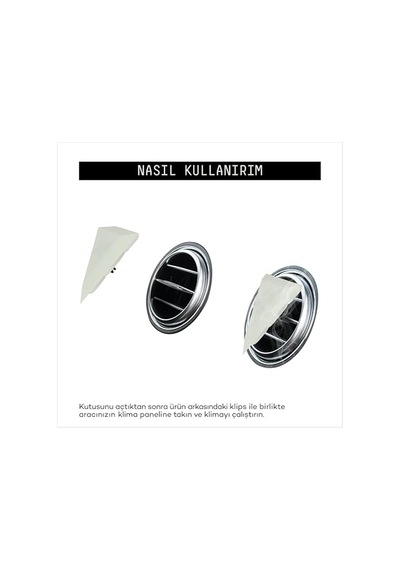 Vavana Araba Klima Kokusu 3'lü Set -trio Oto Kokusu Bpa & Sıvı İçermez 45 Gün Etkili Trio-set2