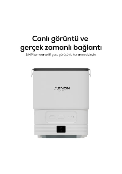 Xenon Smart Akıllı Mama Kabı Kameralı 1080p, 4l, Mobil Kontrol, Çelik Kase, Gece Görüş X8614
