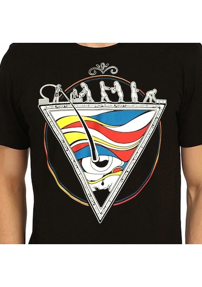Bant Giyim - Piramit Siyah Erkek T-Shirt Tişört