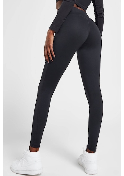 Nike Jordan Dri Fit Sport Legging Logo Black Wpmen's Tight Kadın Cepli Spor Tayt Siyah Siyah