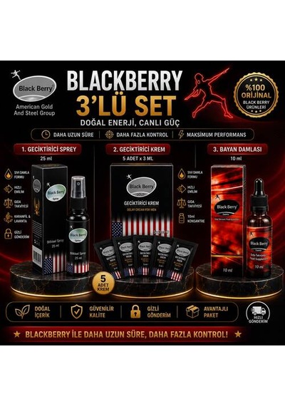 Blackberry 3'lü Set