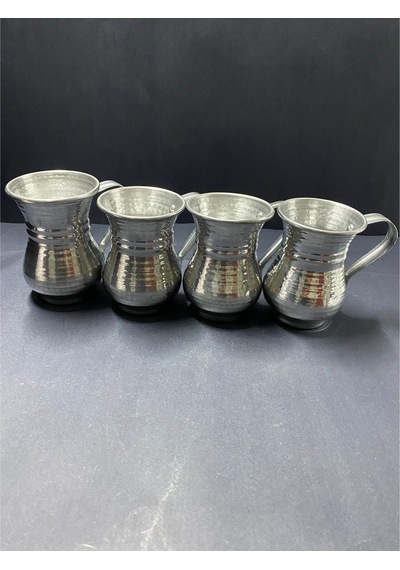 qpazar Alüminyum metalik kulp bardak no:01 ( 6 adet )