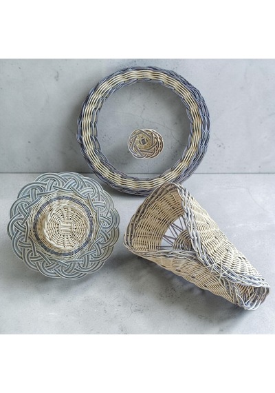 Handanrattan El Örgüsü Rattan Düğün Ve Dış Çekim Seti - 3'lü Düğün Seti Krem