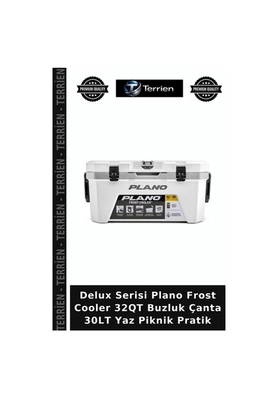 Delux Serisi Plano Frost Cooler 32qt Buzluk Çanta 30lt Yaz Piknik Pratik Çok Renkli