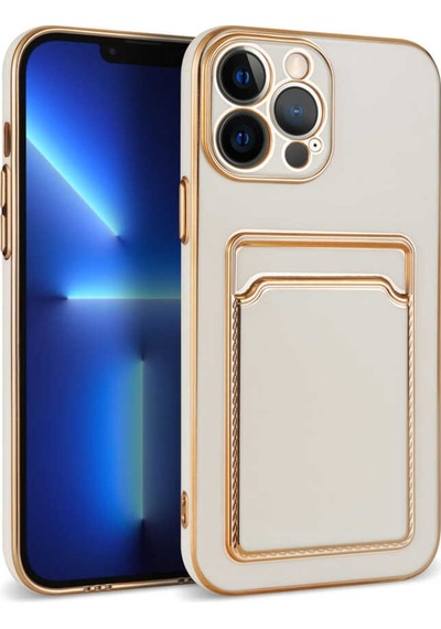 Apple Uyumlu  iPhone 12 Pro Max Kilif Zore Bark Kartlikli Kapak 561135001