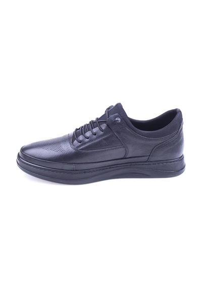 Castle Black 42554 Erkek Hakiki Deri Casual Ayakkabı Siyah Siyah