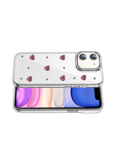 Apple iPhone Uyumlu, 12 Fiyonk Desenli Kapak - Desen 3
