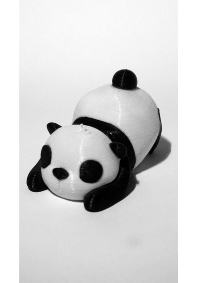 Uyuyan Panda - Dekoratif Biblo Ve 3d Maket Obje 7 Cm