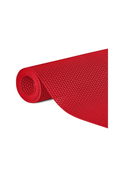 Z-mat Dokulu Kırmızı Paspas 5 Mm 120 Cm Kırmızı