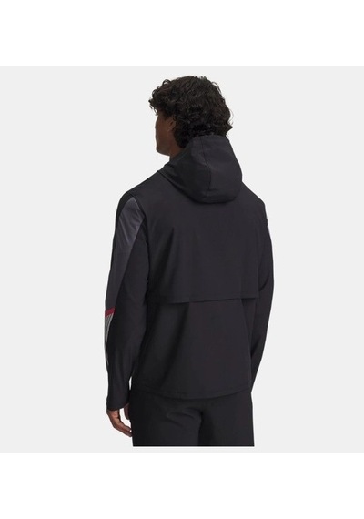 Under Armour Ua Velociti Storm Hooded Erkek Eşofman Üstü 6005900-001 Siyah