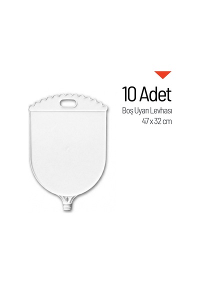 10 Adet Boş Uyarı Levhası-4138
