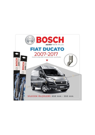 Fiat Ducato Muz Silecek Takımı 2007-2017 Bosch Aerotwin
