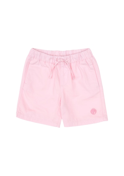 U.S. Polo Assn. Kız Çocuk Açık Pembe Pamuk Dokuma Şort 50306421-VR078