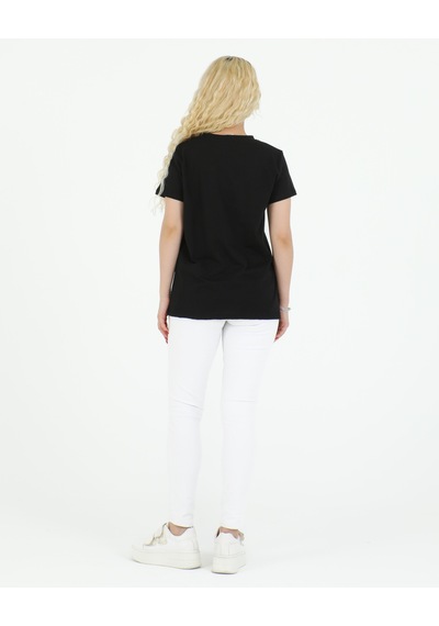 Sortie Collection Creativity Baskılı Tshirt Siyah