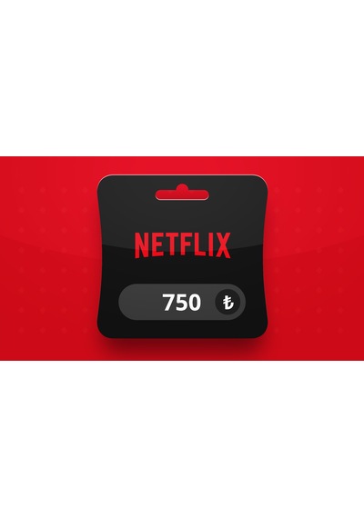 Netflix Abonelik 750 Tl Hediye Kartı Gift Card